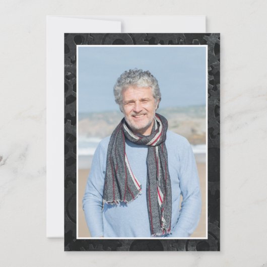 The Man The Myth The Legend 65th Photo Birthday Kaart (Achterkant)