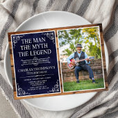 The Man The Myth The Legend 75th Birthday Kaart