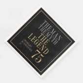 The Man The Myth The Legend 75th Birthday Servet (Hoek)