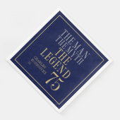 The Man The Myth The Legend 75th Birthday Servet (Hoek)