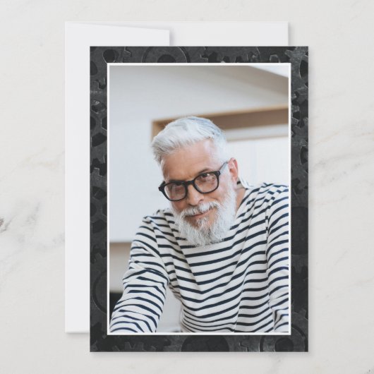 The Man The Myth The Legend 90th Photo Birthday Kaart (Achterkant)