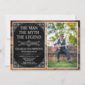 The Man The Myth The Legend Surprise 70th Birthday Kaart (Voorkant)