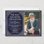 The Man The Myth The Legend Surprise 80th Birthday Kaart (Voorkant)