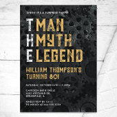 The Man The Myth The Legend Surprise 80th Birthday Kaart