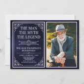 The Man The Myth The Legend Surprise 85th Birthday Kaart (Voorkant)