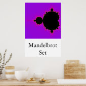 The Mandelbrot Set (Full) Poster (Keuken)