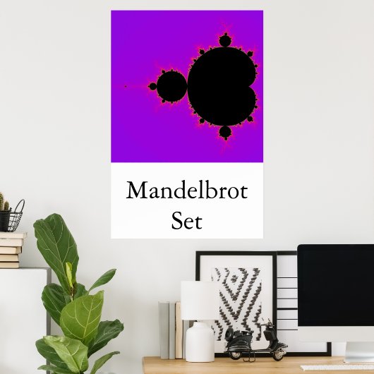 The Mandelbrot Set (Full) Poster (Thuiskantoor)
