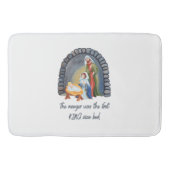 The Manger is het eerste kingsize bed Badmat (Voorkant)