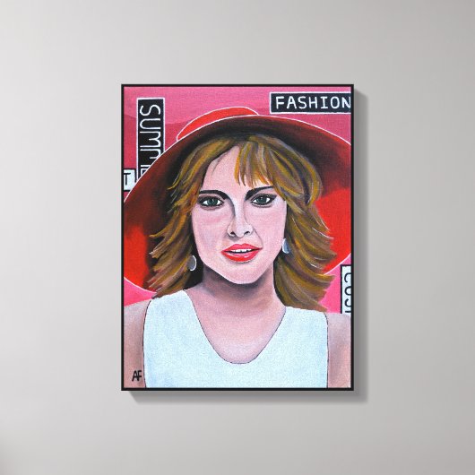 The Mannequin Painting by Alfred Fox Canvas Afdruk (Voorkant)