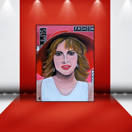 The Mannequin Painting by Alfred Fox Canvas Afdruk