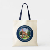 The Manor House Heslington York England Waterverf Tote Bag (Achterkant)