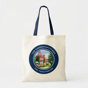 The Manor House Heslington York England Waterverf Tote Bag