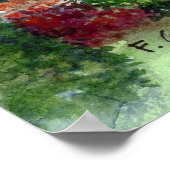 The Manor House York door Farida Greenfield Poster (Hoek)