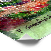 The Manor House York door het Poster van Farida Gr (Hoek)