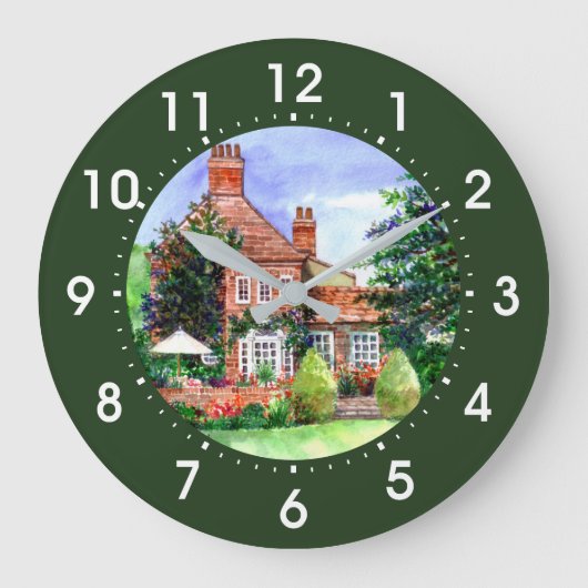 The Manor House York Engelse tuin Grote Klok (Voorkant)