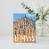 The Mans Photo Vintage Briefkaart (Staand voorkant)