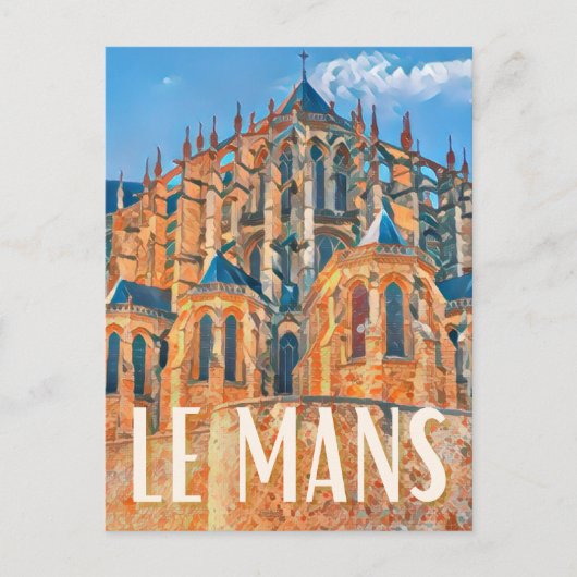 The Mans Photo Vintage Briefkaart (Voorkant)