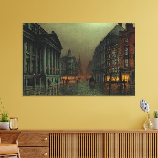 The Mansion House, Londen Canvas Afdruk (Insitu (Woonkamer))