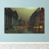 The Mansion House, Londen Canvas Afdruk (Insitu (Houten vloer))