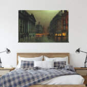 The Mansion House, Londen Canvas Afdruk (Insitu (Slaapkamer))