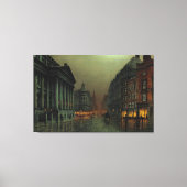 The Mansion House, Londen Canvas Afdruk (Voorkant)