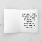 "THE MANY REASONS" INVITATION (Binnen)
