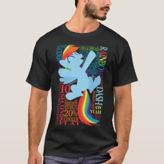 The Many Words of Rainbow Dash friends T-shirt