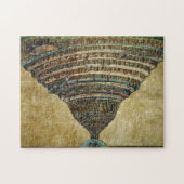 The Map of Hell, Abyss of Hell - Sandro Botticelli Legpuzzel (Horizontaal)