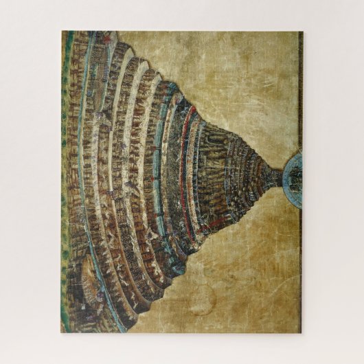 The Map of Hell, Abyss of Hell - Sandro Botticelli Legpuzzel (Verticaal)