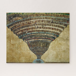 The Map of Hell, Abyss of Hell - Sandro Botticelli Legpuzzel