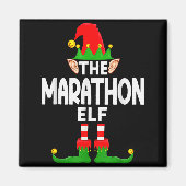 The Marathon Elf Family Christmas Pajama Party  Magneet (Voorkant)