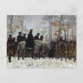 The March to Valley Forge door William B.T. Trego Briefkaart (Voorkant)