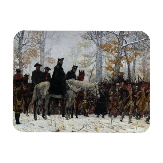 The March to Valley Forge door William B.T. Trego Magneet (Horizontaal)