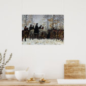 The March to Valley Forge door William B.T. Trego Poster (Keuken)