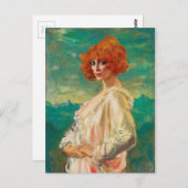 The Marchesa Casati van Augustus Edwin John (1919) Briefkaart (Voorkant / Achterkant)