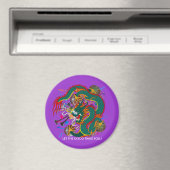 The-Mardi Gras Dragon V-2 Magneet (Insitu (Vaatwasser))