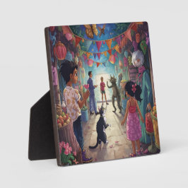 The Market Between Worlds Fotoplaat