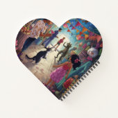 The Market Between Worlds Notitieboek (Achterkant)