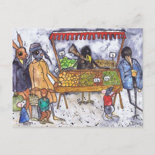 THE MARKET BRIEFKAART (Voorkant)