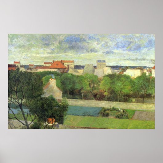 The Market Gardens of Vaugirard - 1879 Poster (Voorkant)