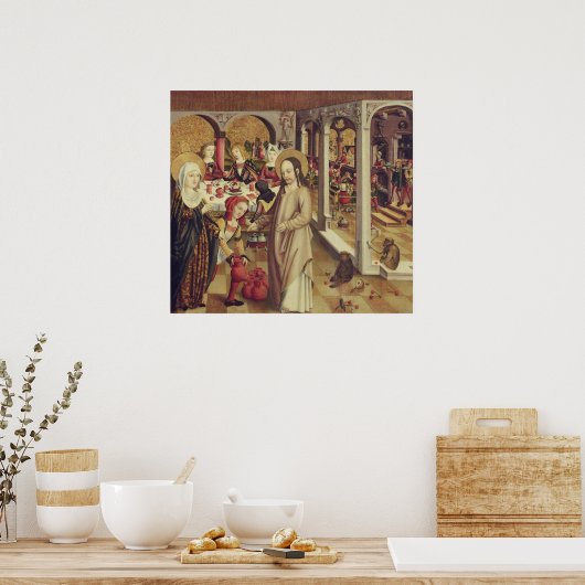 The Marriage at Cana, c.1500 Poster (Keuken)