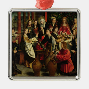 The Marriage Feast at Cana, c.1500-03 Metalen Ornament