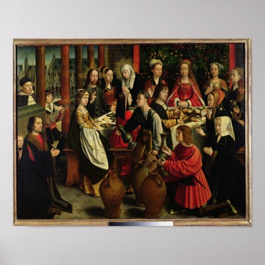 The Marriage Feast at Cana, c.1500-03 Poster (Voorkant)