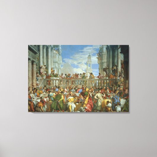 The Marriage Feast at Cana, c.1562 (olie op canvas (Voorkant)