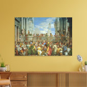 The Marriage Feast at Cana, c.1562 (olie op canvas Afdruk (Insitu (Woonkamer))
