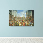 The Marriage Feast at Cana, c.1562 (olie op canvas Afdruk (Insitu (Houten vloer))
