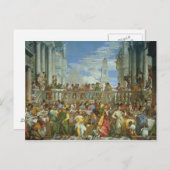 The Marriage Feast at Cana, c.1562 (olie op canvas Briefkaart (Voorkant / Achterkant)