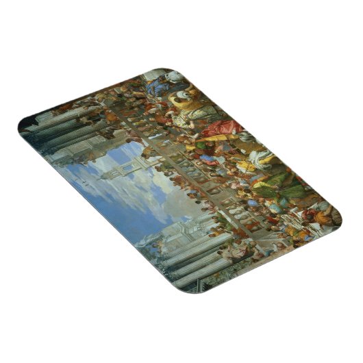 The Marriage Feast at Cana, c.1562 (olie op canvas Magneet (Rechterzijde)