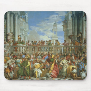 The Marriage Feast at Cana, c.1562 (olie op canvas Muismat