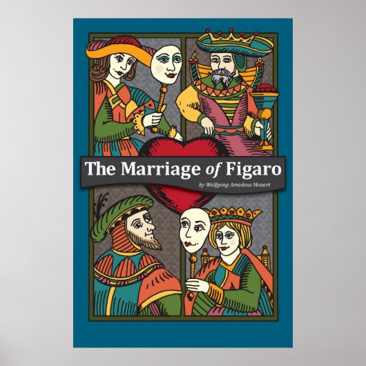 The Marriage of Figaro, Opera Poster (Voorkant)